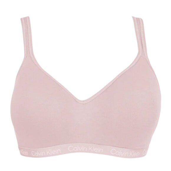 NWOT Calvin Klein Seamless Bralette 2 Pack | Beige/Pink - Picture 2 of 5